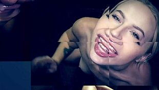 Super hot asian babe deepthroats dicks at gloryhole