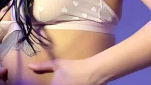 Claudia Bavel teases with striptease and outdoor masturbation in her compilation.