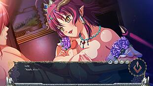 The greedy succubus gets a nice cumshot in her mouth.