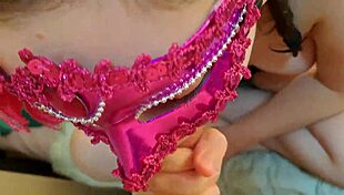 Masked Student Gives Cute Blowjob In Homemade Missionary Sex!