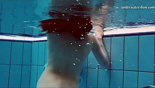 check out piyavka chehova's big bouncy juicy tits bouncing underwater in the pool.