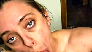 Milf POV ROUGH BLOWJOB and CREAMPIE!