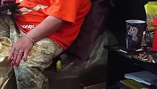 Stepmom Flashes Monster Cock While Pretending Not To Look