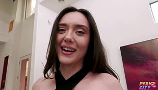 busty catherine knight intensely anal rides monster cock