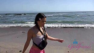 Oh Wow Cruising On The Coast With Super Cute Brianna Arson And Getting Head Out In Public Pov!