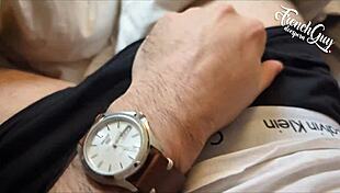 French dom fucks holes and pisses