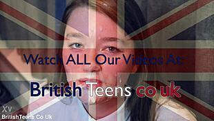 Blonde British 18 Year Old Student Gets Teased With The Fucking Machine!