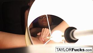 Taylors hotel room masturbation with big tits ass brunette pornstar nude solo babe!