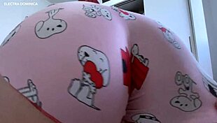 Latina Maid in Panties Provokes with Giant Ass. Brazilian Prostitute Can't Resist POV Fetish.