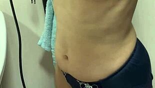 Japanese Wife's Bath Time Relaxation