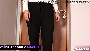 Ivanka's Foot Stuck Fetish - Perfect Soles Crush Gooey Glue Trap