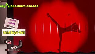 Encouraging support through super chat for the show.