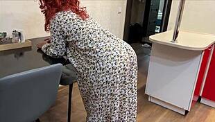 mature stepmom offers her big ass for anal sex