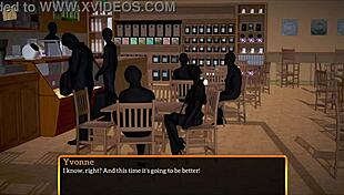 Minha Nova Família 486 apresenta personagens morena e ruiva em jogo erótico com bunda grande e peitos pequenos