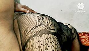 desi indian girl takes big cock deep in hardcore doggystyle fuck