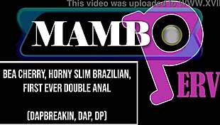 Bea Cherry Horny Slim Brazilian Double Anal Fuck With Monster Cock