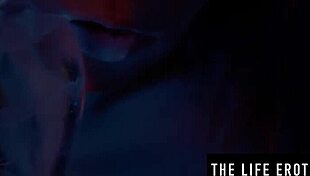 Petite Girl Fucks Tight Asshole With Huge Ice Dildo