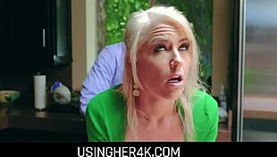 Big Tits Teen 18+ Stepdaughter And Step Mom Serve As Fuck Toys For Stepdad