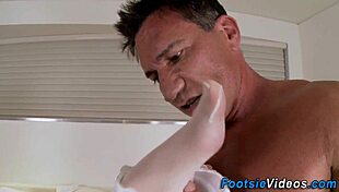 Hot Blondes Feet Cumshot