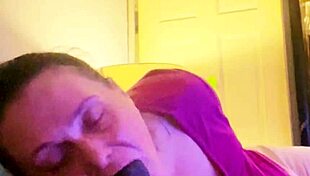 only way to put my mouth on it for a blackcock, sucking mouthful in interracial choking