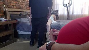 Cuckold Wife Dripping Strangers Creampie On Husbands Cock While He Jerks Off