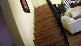 Blonde Enjoys Double Penetration Threesome