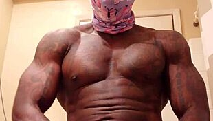 Bodybuilder Hallelujah Johnson Dominates With Huge BBC Worship And Humiliation In Solo Masturbation Scene