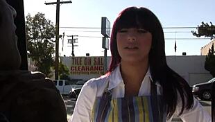 Fucking Slutty Brunette Mother-In-Law With Shaved Pussy In Heels During Doggystyle And Fingering