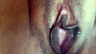 Beautiful lesbian caresses sexy pussy to orgasm.