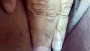 Beautiful lesbian caresses sexy pussy to orgasm.