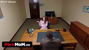 Pervprincipal aces it with Kat Marie and Sergeant Miles in a sex tape