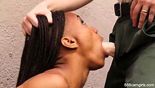 prison guard finds something behind the dumpster