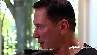 What Did You Expect Massaging Butt Naked? Stella Sedona Gets Fucked by John Strong in Oily Nuru Session