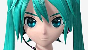 hatsune miku teto and neru triple baka project diva nude mod full nude