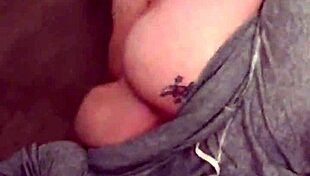 Step mom sucks while playing with herself.