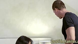 I got luck with my asian stepdaughta sucking my cock