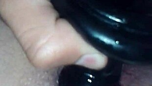 Jimena Simpson Tranny Fucks Black Dildo