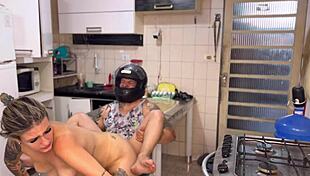 Naked For Delivery Guy, He Fucks Me Hardcore