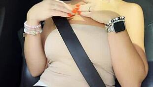 amateur milf makes naughty content on public road orgasm toys pussy 😜