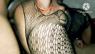 desi indian girl takes big cock deep in hardcore doggystyle fuck