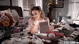 Horny Blonde Camgirl Kenzie Anne And Hot Blonde Kenna James Fucks Perverted Big Black Cock Husband Isiah Maxwell