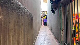 Naked For Delivery Guy, He Fucks Me Hardcore