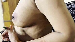 why is this schoolgirl fingering her pussy so hard?