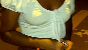 I Met the Neighbor Outdoors and Asked Her to Show Her Backside