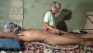 Watch this hot indian desi step brother in law fuck his sister in law! Pantyhose and costumes in the bathroom!