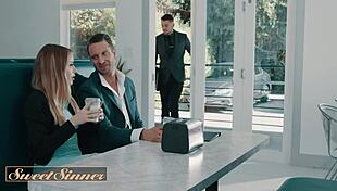 Sweet Sinner blonde enjoys her desires tonight