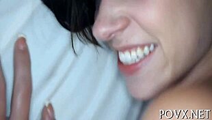 pov hardcore teen 18+ sucking cock stretching pussy