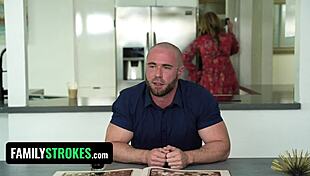 sneaky stepdad fingers stepdaughter pussy in front of wife 😏