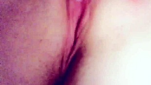 Tight amateur teen grabs her dildo and shoves it deep into her tight pussy for wild pleasure! She loves every intense moment of toying that wet hole.