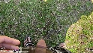 Old Man Provides Golden Shower